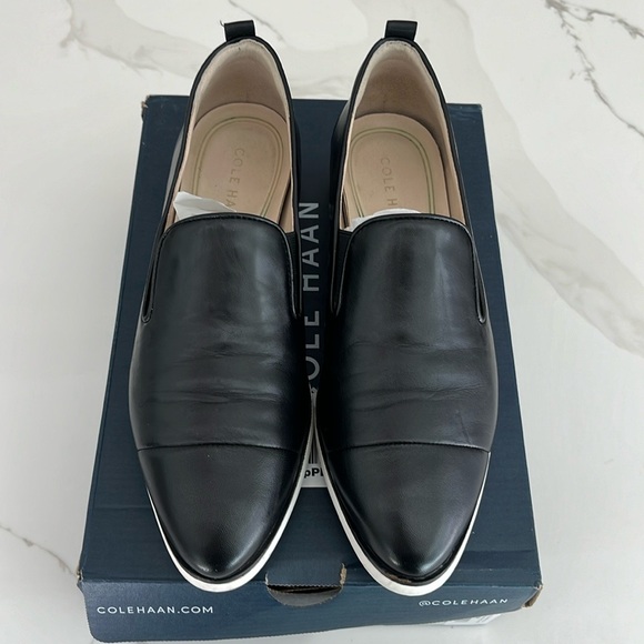 Cole Haan Grand Ambition Loafer size 8 black leather - Picture 2 of 5